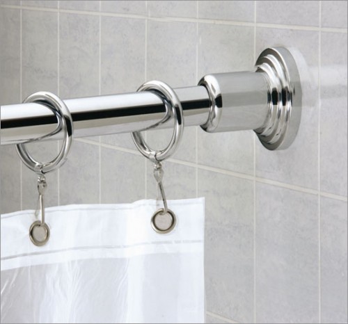rear projection shower curtain