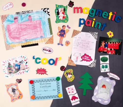 Make Learning Fun With Magnetic Paint - Everything Simple