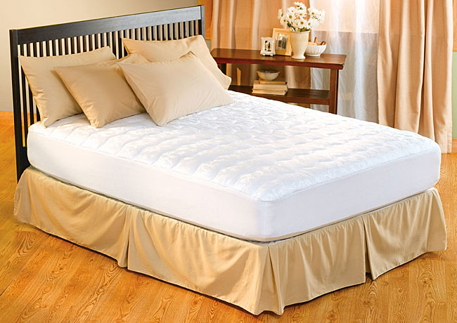 deep pocket pillow top mattress pad
